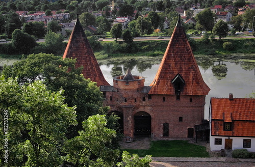 Obraz na płótnie Zamek krzyżacki w Malborku w salonie