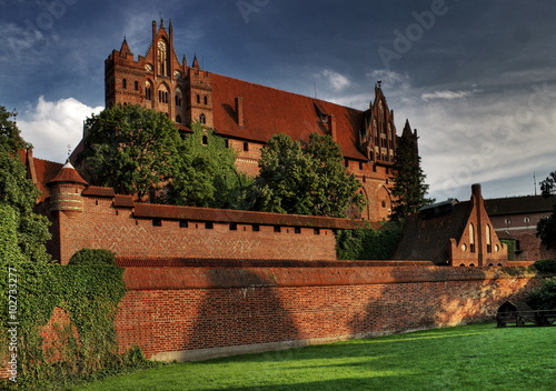 Obraz na płótnie Zamek krzyżacki w Malborku w salonie