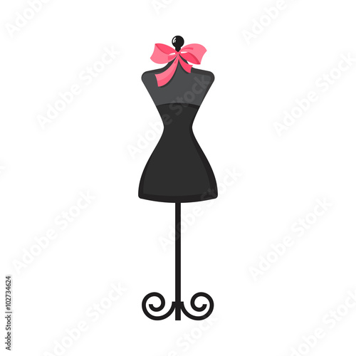  dummy dress illustration vector