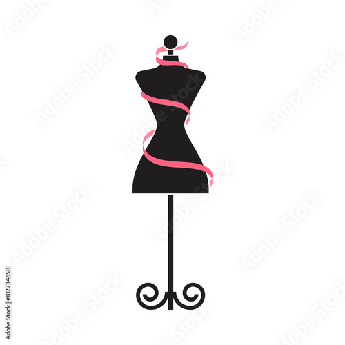  dummy dress illustration vector