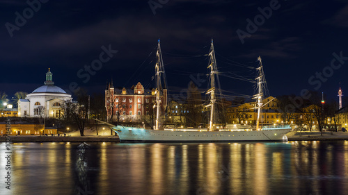 sailboat in Stockholm  Sweden