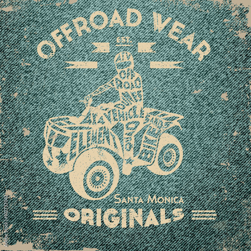 Typography lettering ATV