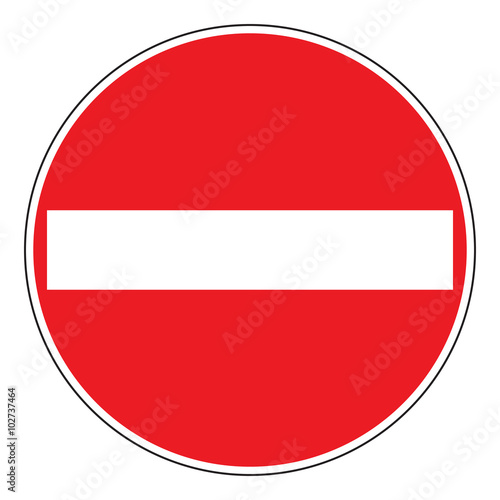 Free Download no entry road - GFXLoad