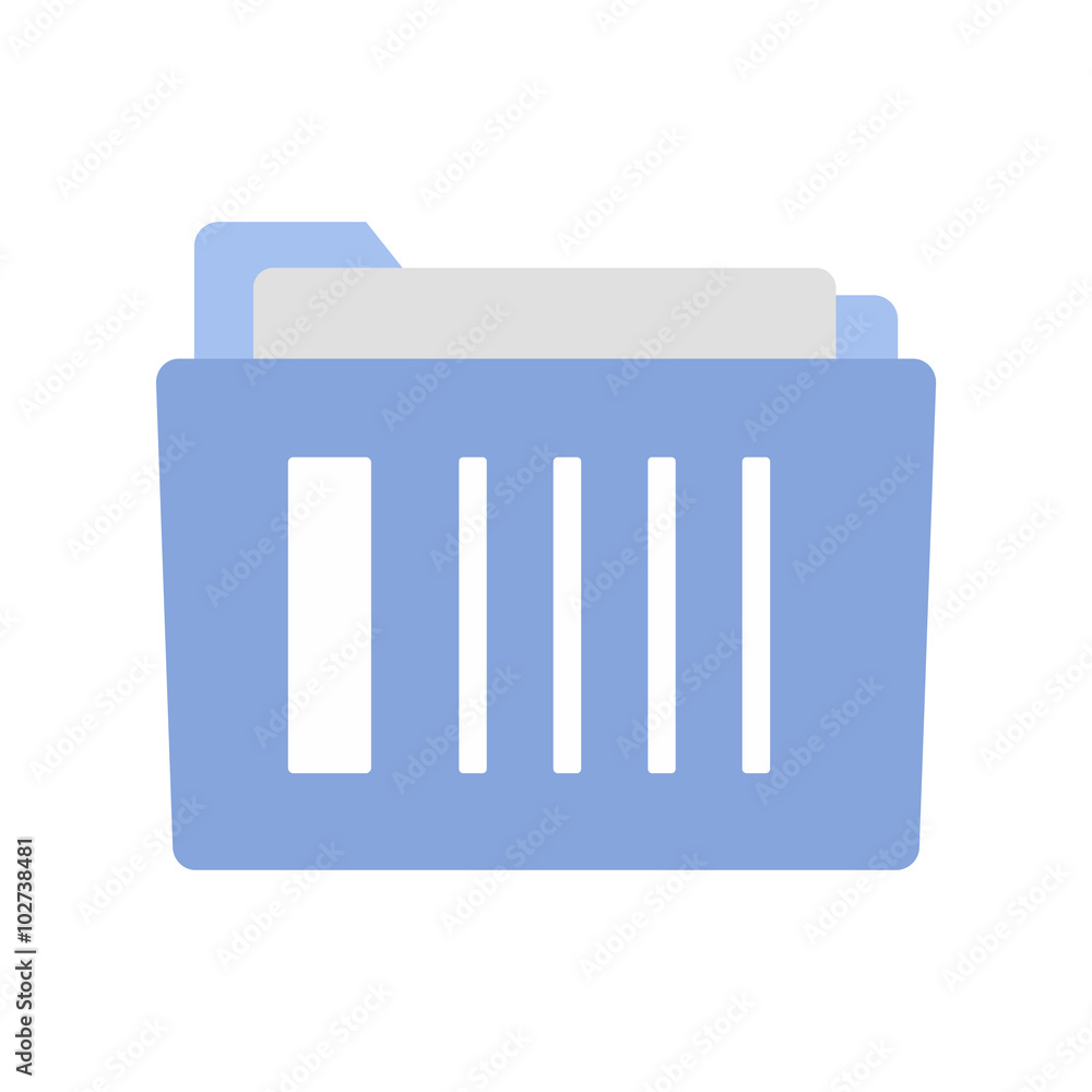 File folder flat icon