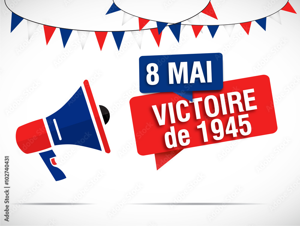 mégaphone : 8 mai victoire de 1945