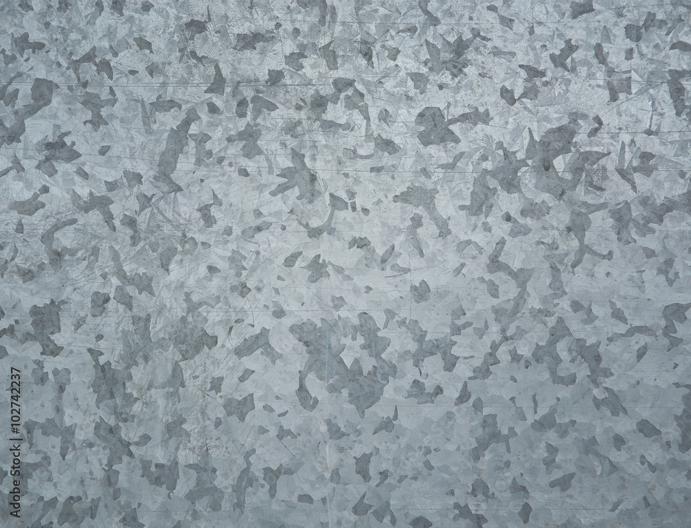Texture of zinc plate surface background pattern