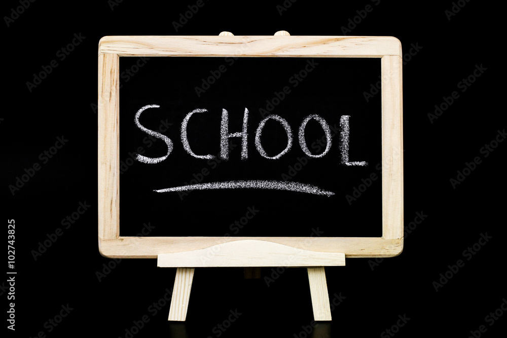 School symbol on Blackboard