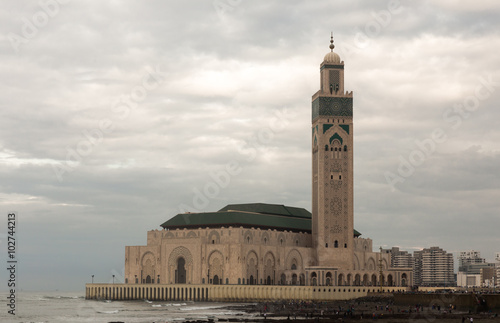 The Hassan II Mosque in Casablanca, Morocco © Mieszko9