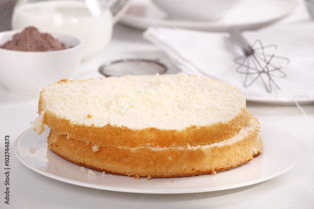 delightful fresh sponge cake
delightful fresh sponge cake
