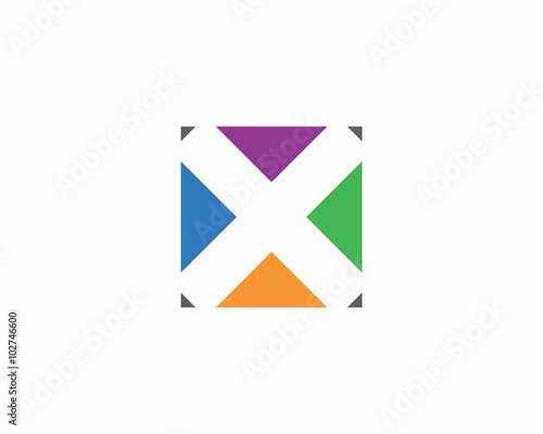 Free Download X Letter Logo - GFXLoad