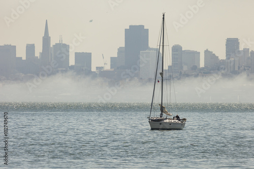 San Francisco downtown cityscape, California, USA