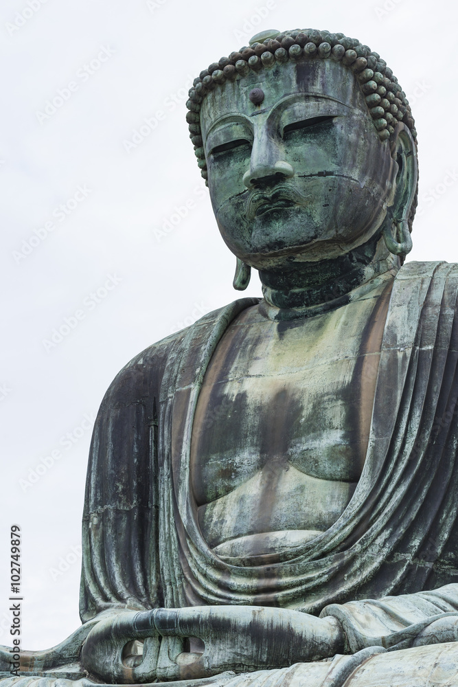 The Great Buddha (Daibutsu) on the grounds of Kotokuin Temple in