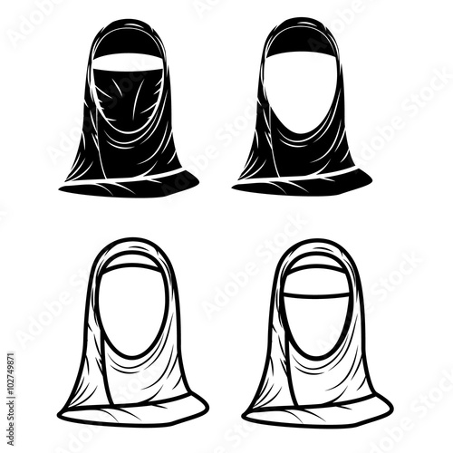 paranja. hijab