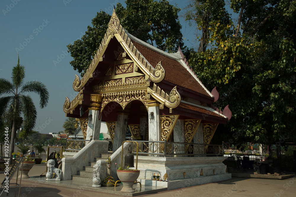 Shrine Udon Thani City Shrine The worship of the inhabitants And adloussopy Giant who protect the city of Udon Thani  Thailand