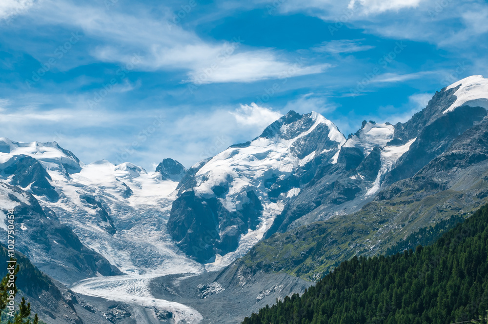 Glacier in Switzerland