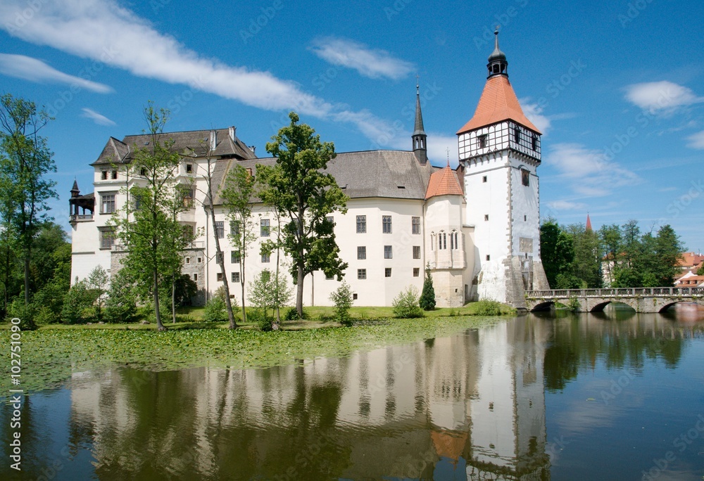 Castle Blatna in southern Bohemia, Czech republic