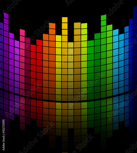 Music volume equalizer