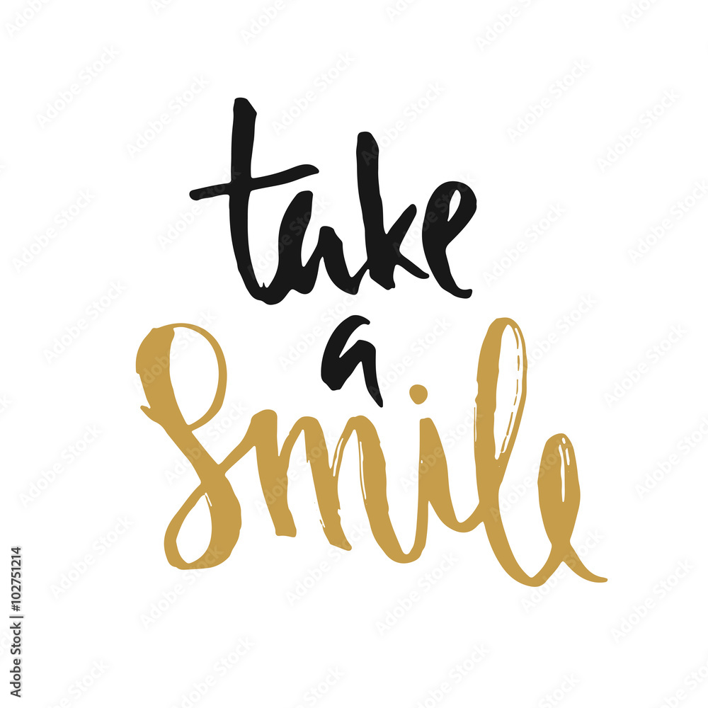 Obraz premium Hand drawn lettering poster