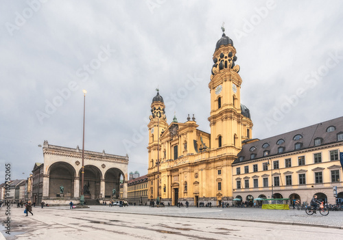 Germany, Munich. Cathedral Order Theatines - Theatinerkirche