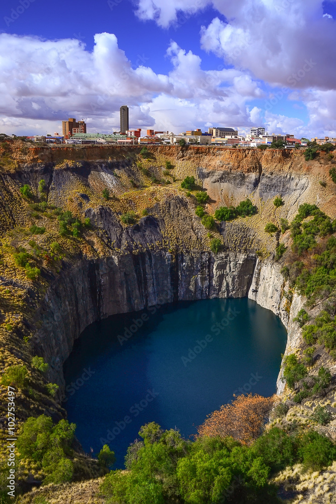 historic Kimberly diamond mine world heritage site