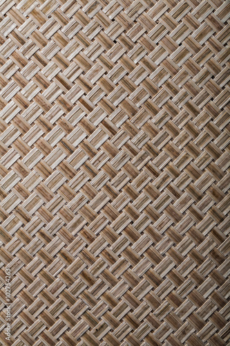 Woven crisscross place matting vertical version