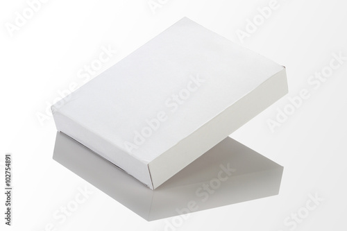 Blank White Paper / Card Box for Mockup