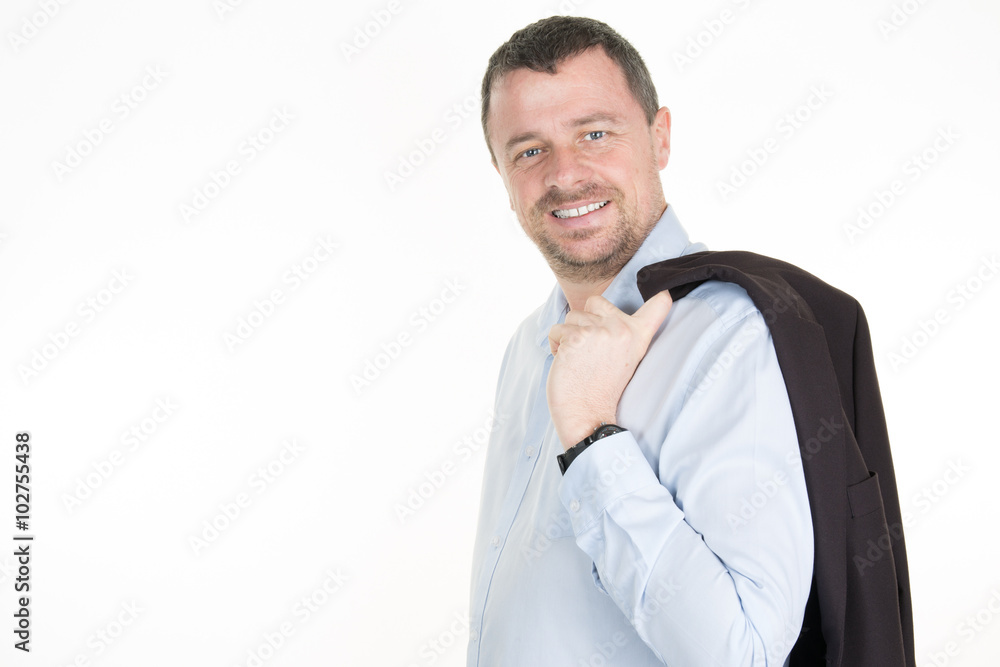 Portrait of a businessman wearing a suit smiling Portrait of a businessman wearing a suit smiling