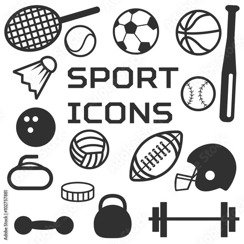 vector sport icons