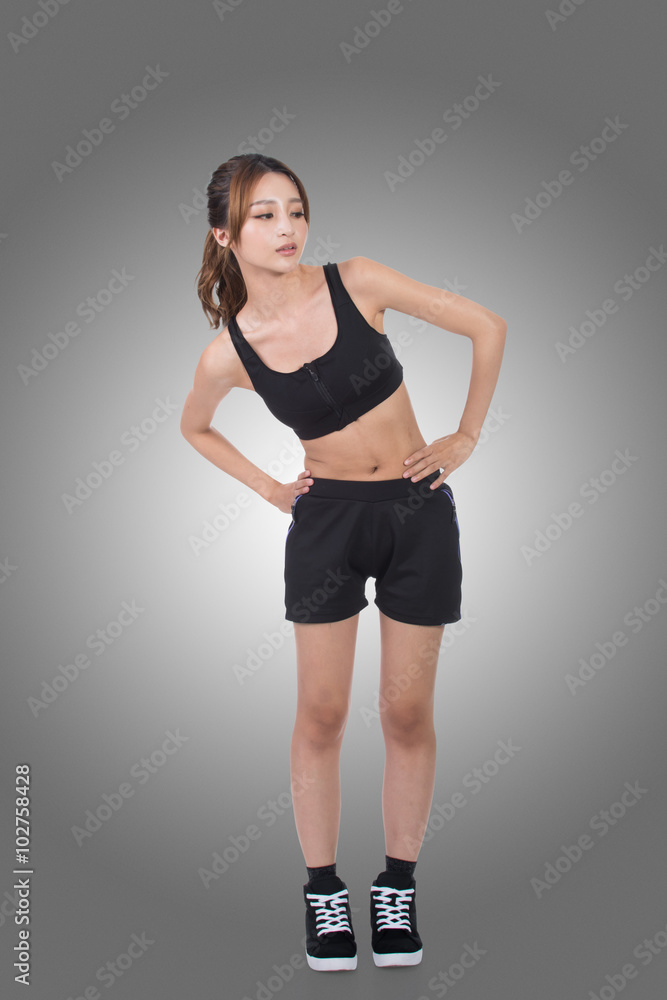 Sport girl of Asian Sport girl of Asian