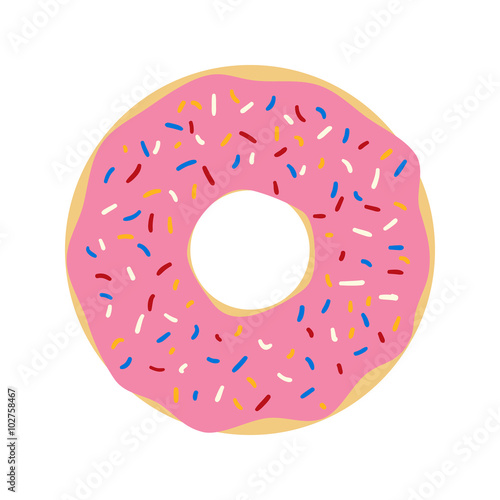 Canvas Print Donut vector.