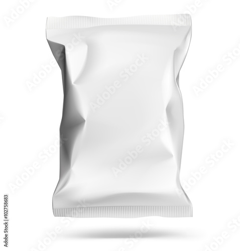 Pillow pack on white background. Vector illustration. Can be use for template your design, promo, adv.