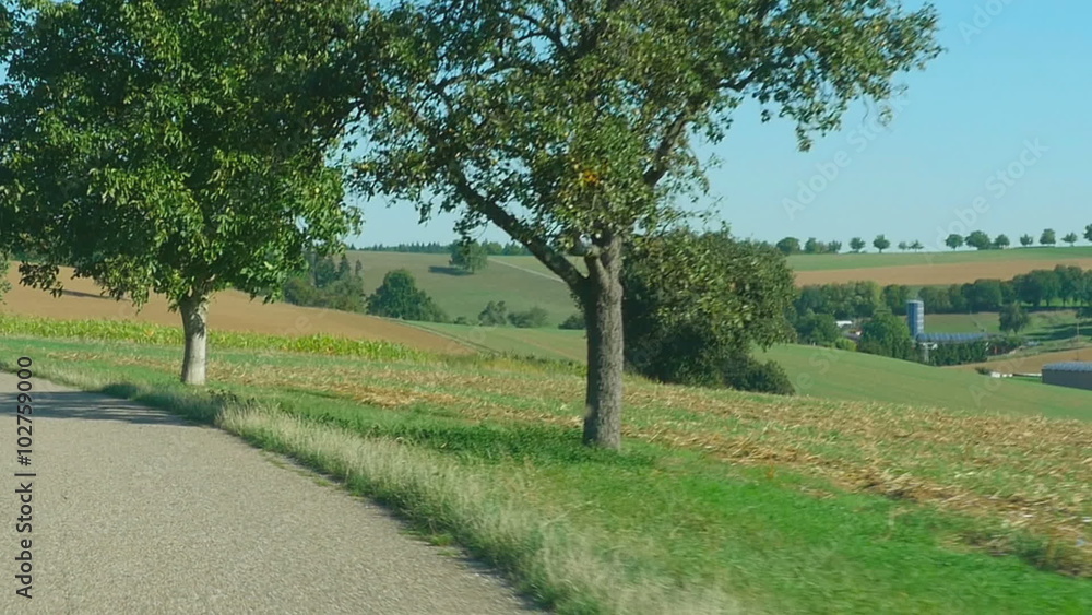 Country road in Germany Country road in Germany