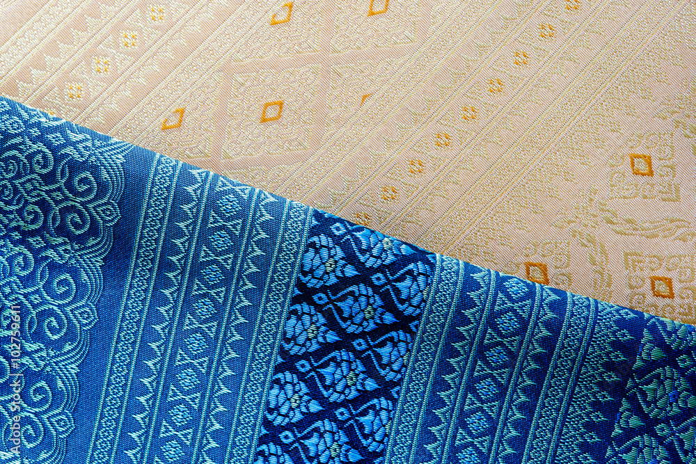 Thai silk fabric pattern Thai silk fabric pattern