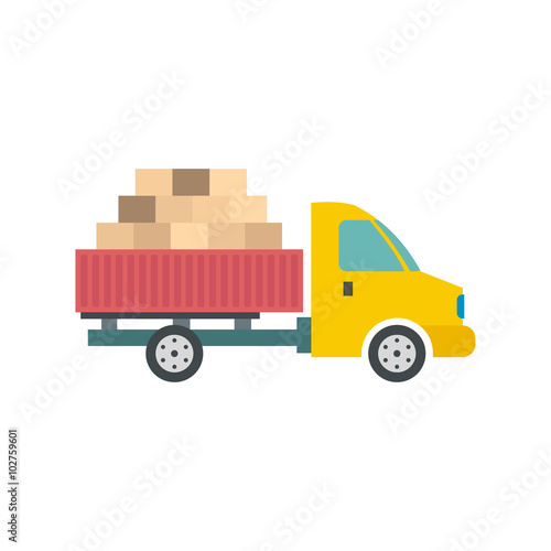Cargo transportation by car  © juliars