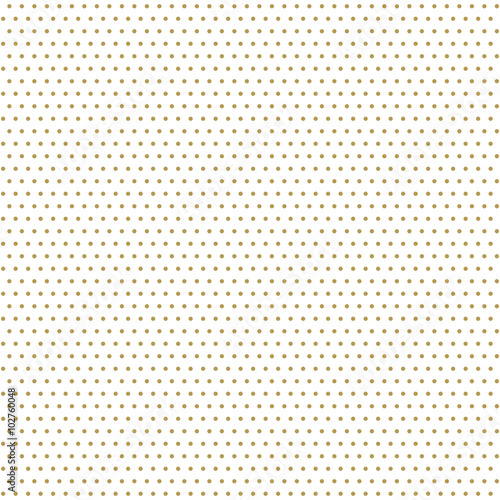 Seamless geometric modern vector pattern. Fine ornament with dotted golden elements