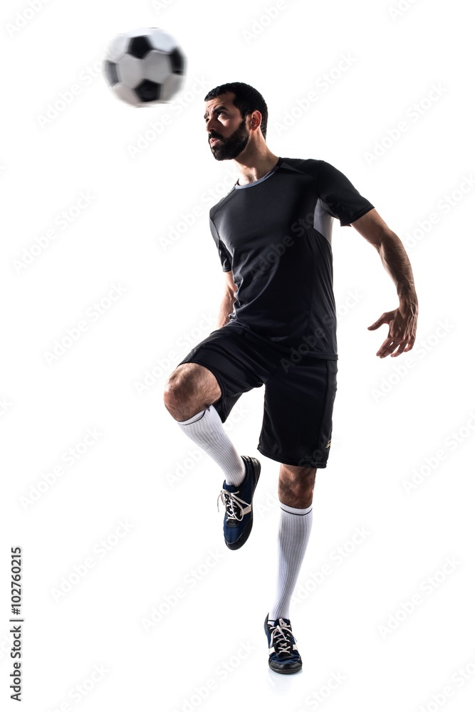 Man playing football