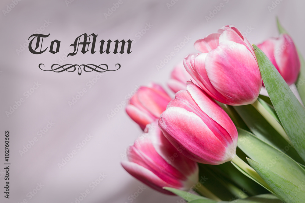 Fototapeta premium Card to Mum