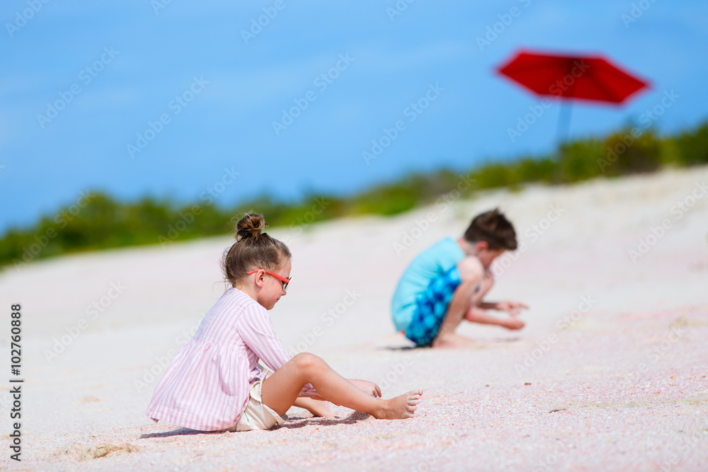 Kids at beach