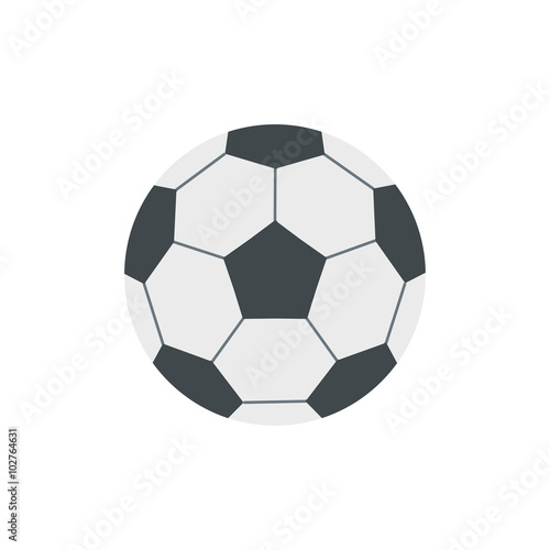 Soccer ball flat icon