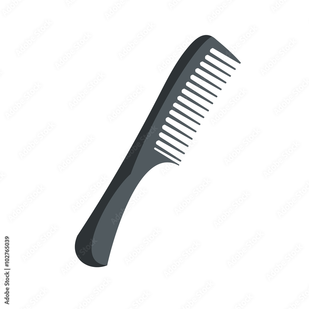 Comb flat icon Comb flat icon