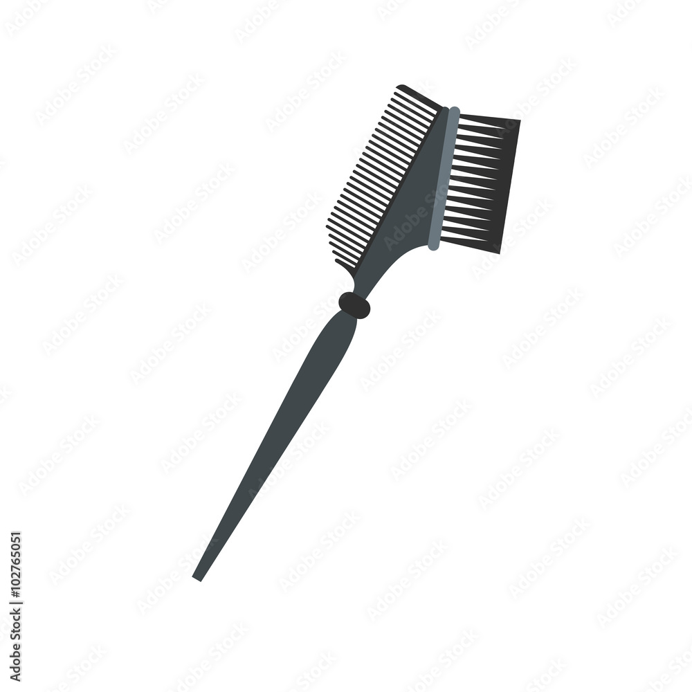 Bilateral comb flat icon Bilateral comb flat icon