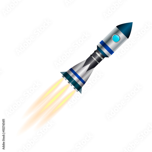 Space rocket launch isolate...