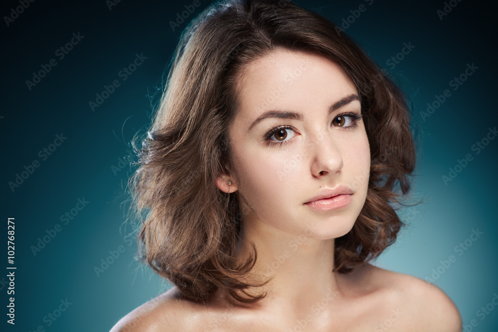 Fototapeta premium young beautiful girl portrait