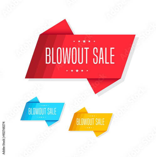 Blowout Sale Tags