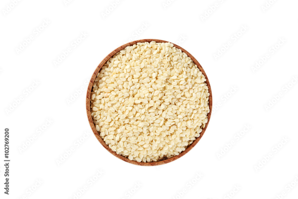 Sesame seeds isolated on a white Sesame seeds isolated on a white
