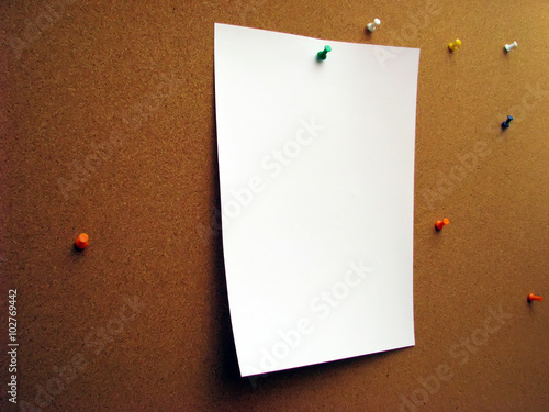 Sheet on board
