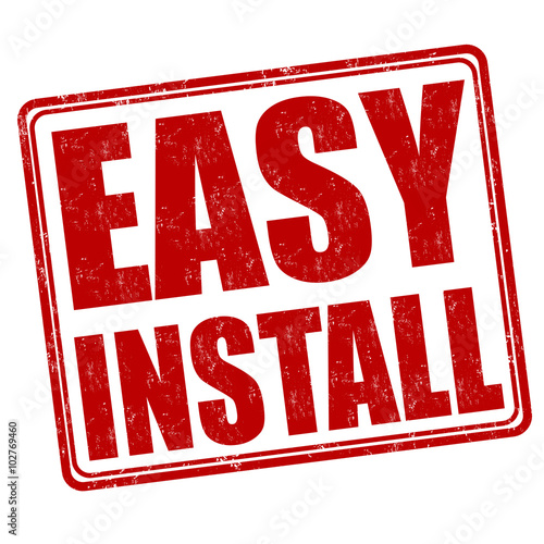 Easy install stamp