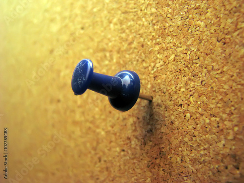 Pushpin on board