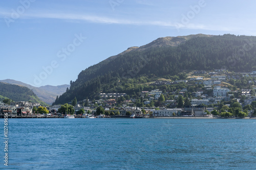 queenstown viewed over lake wakatipu