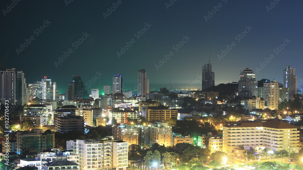 Time lapse of Pattaya city Thailand from Bird Eyes View at night ,4K 4096x2304.
Time lapse of Pattaya city Thailand from Bird Eyes View at night ,4K 4096x2304.